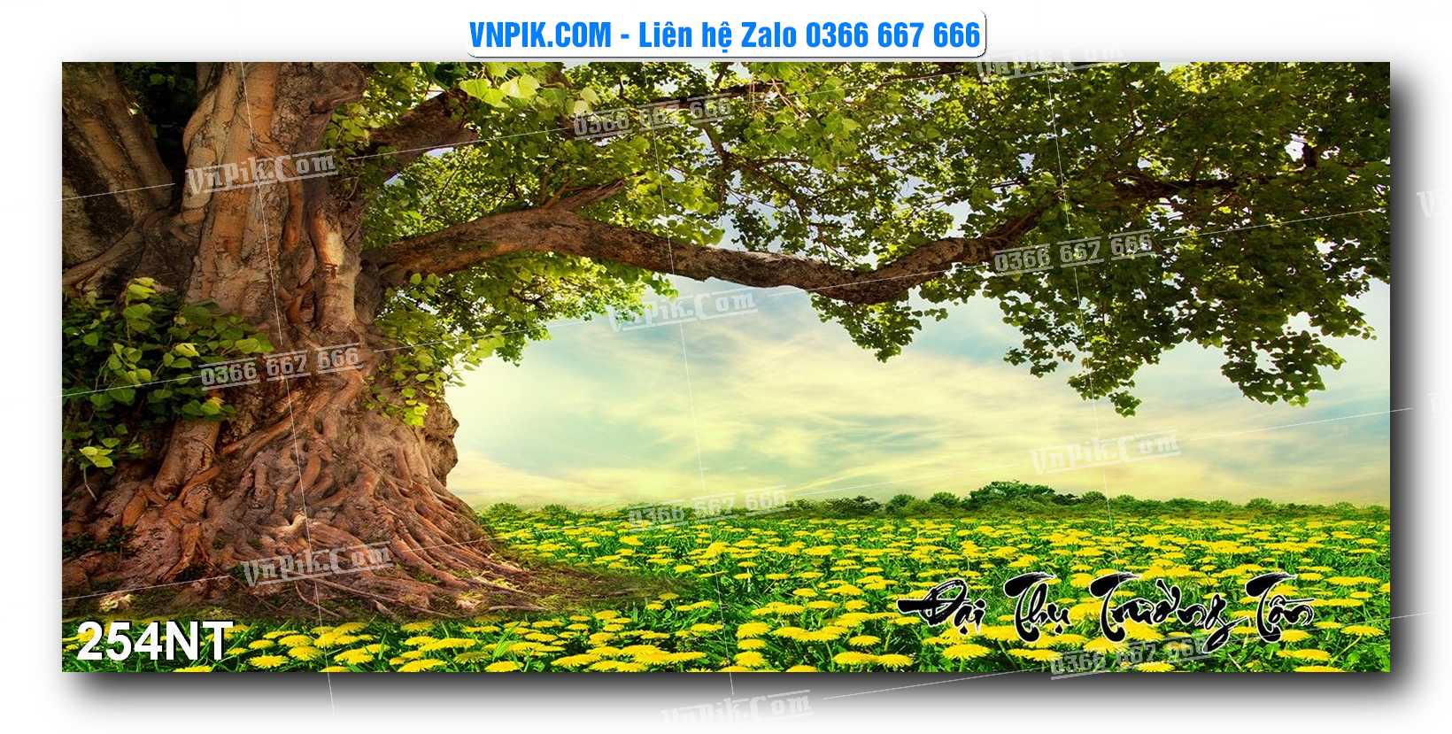 Tranh Trang Trí Phong Cảnh Nghệ Thuật Mã Số 254NT