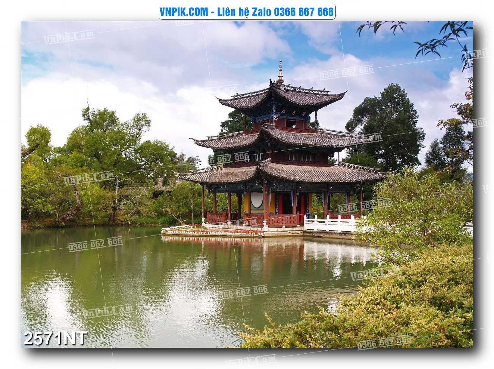 Tranh Trang Trí Phong Cảnh Nghệ Thuật Mã Số 2571NT