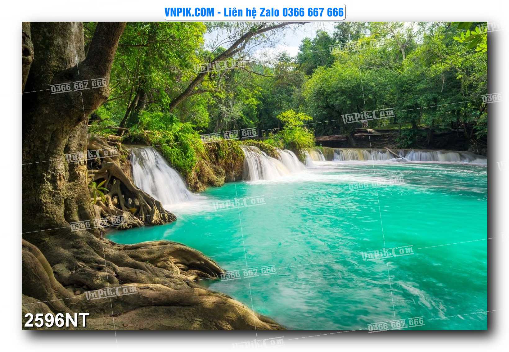 Tranh Trang Trí Phong Cảnh Nghệ Thuật Mã Số 2596NT