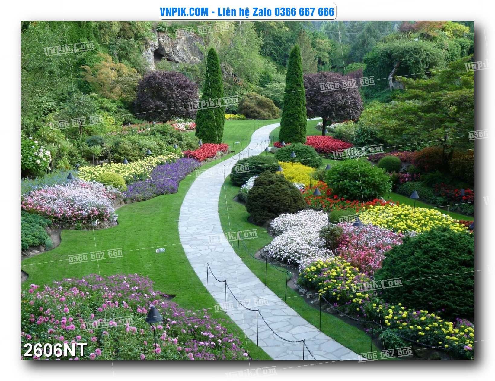 Tranh Trang Trí Phong Cảnh Nghệ Thuật Mã Số 2606NT