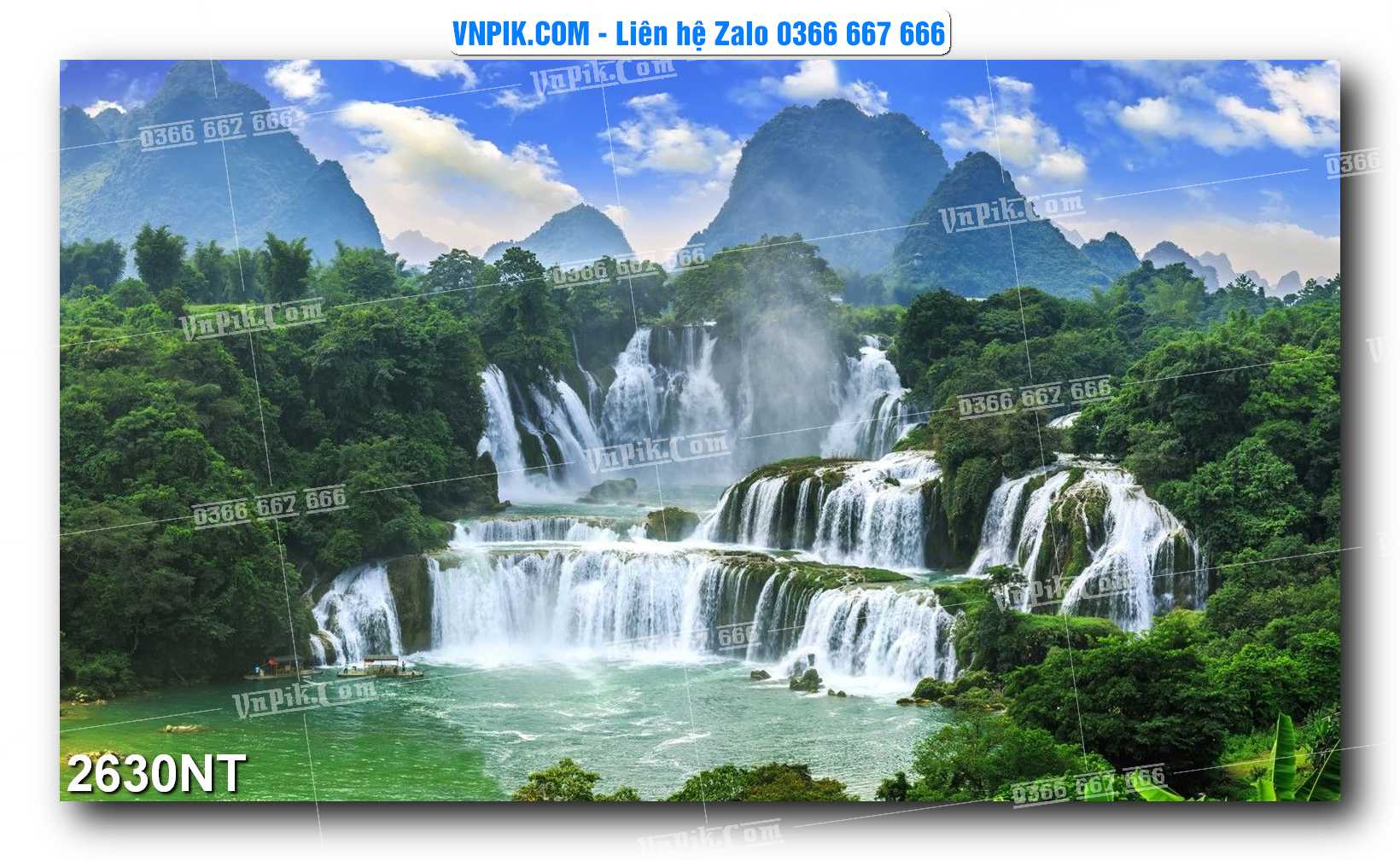 Tranh Trang Trí Phong Cảnh Nghệ Thuật Mã Số 2630NT
