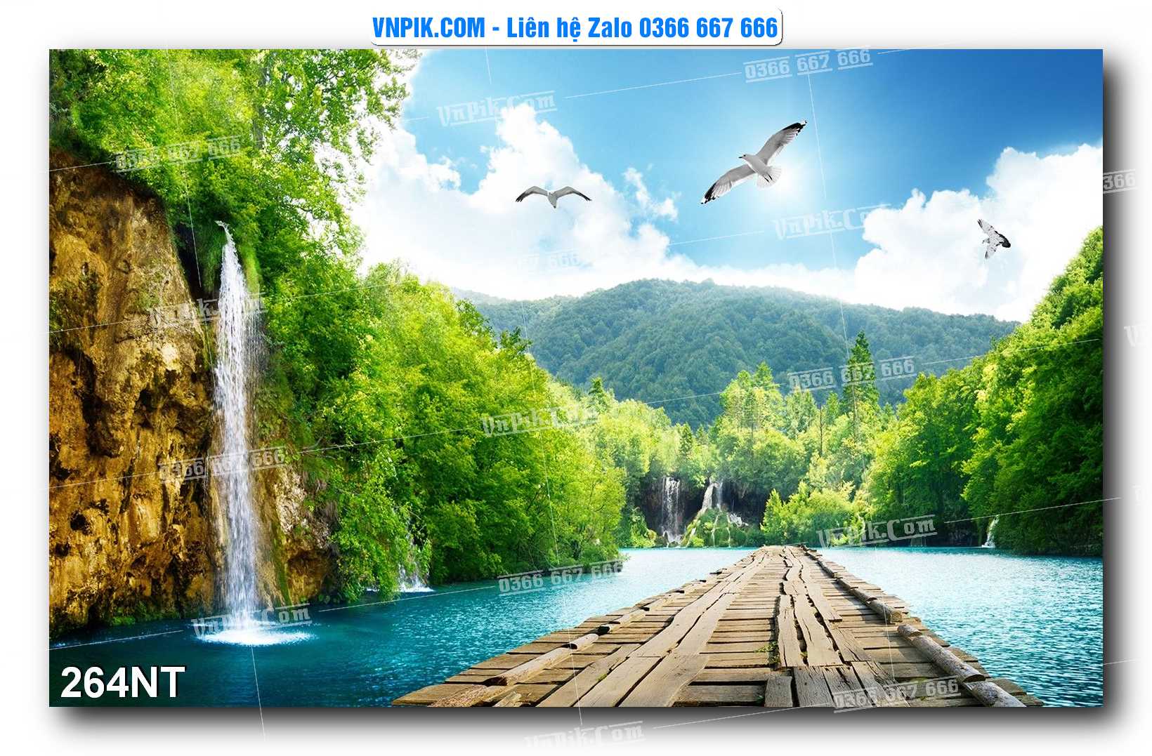 Tranh Trang Trí Phong Cảnh Nghệ Thuật Mã Số 264NT
