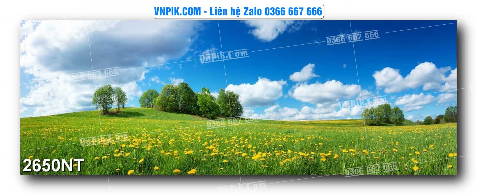 Tranh Trang Trí Phong Cảnh Nghệ Thuật Mã Số 2650NT