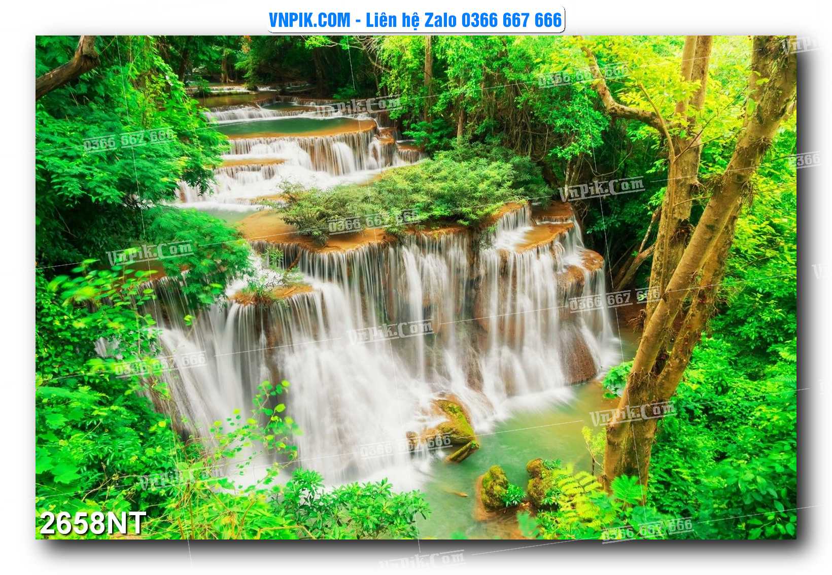 Tranh Trang Trí Phong Cảnh Nghệ Thuật Mã Số 2658NT