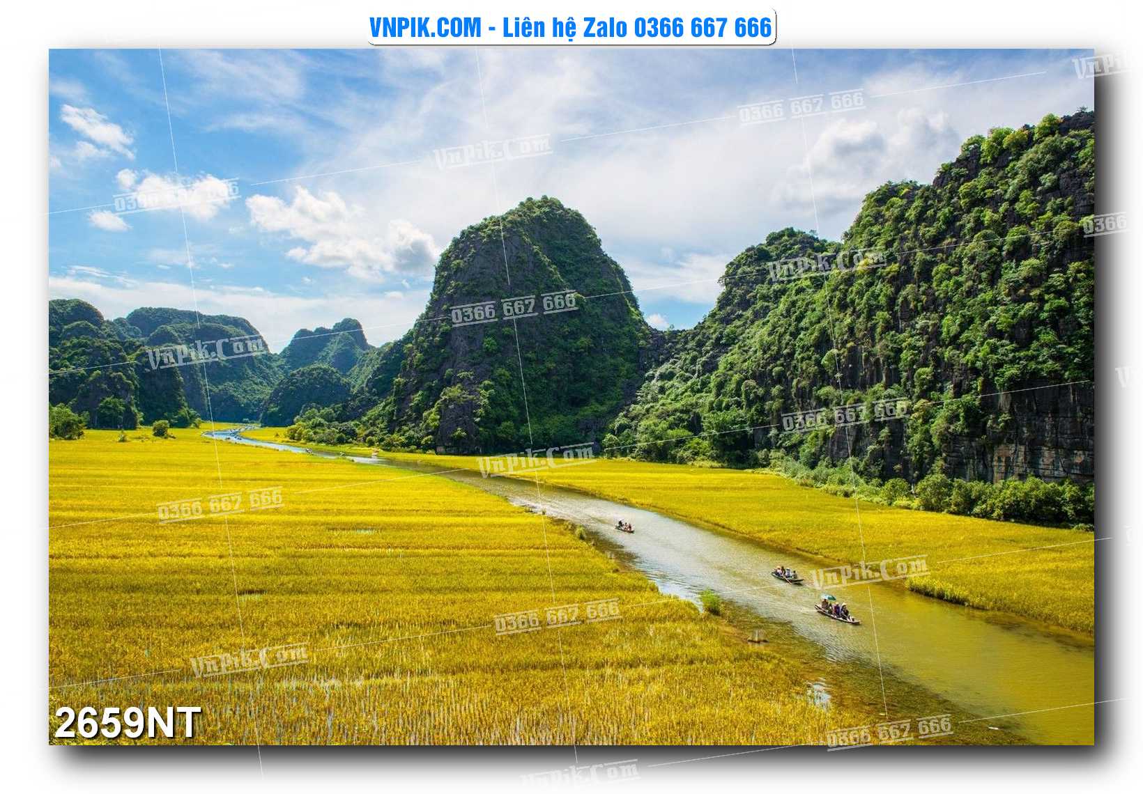 Tranh Trang Trí Phong Cảnh Nghệ Thuật Mã Số 2659NT