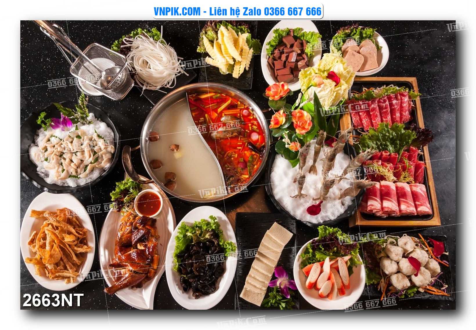 Tranh Trang Trí Phong Cảnh Nghệ Thuật Mã Số 2663NT