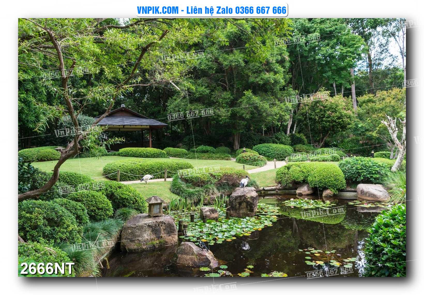 Tranh Trang Trí Phong Cảnh Nghệ Thuật Mã Số 2666NT