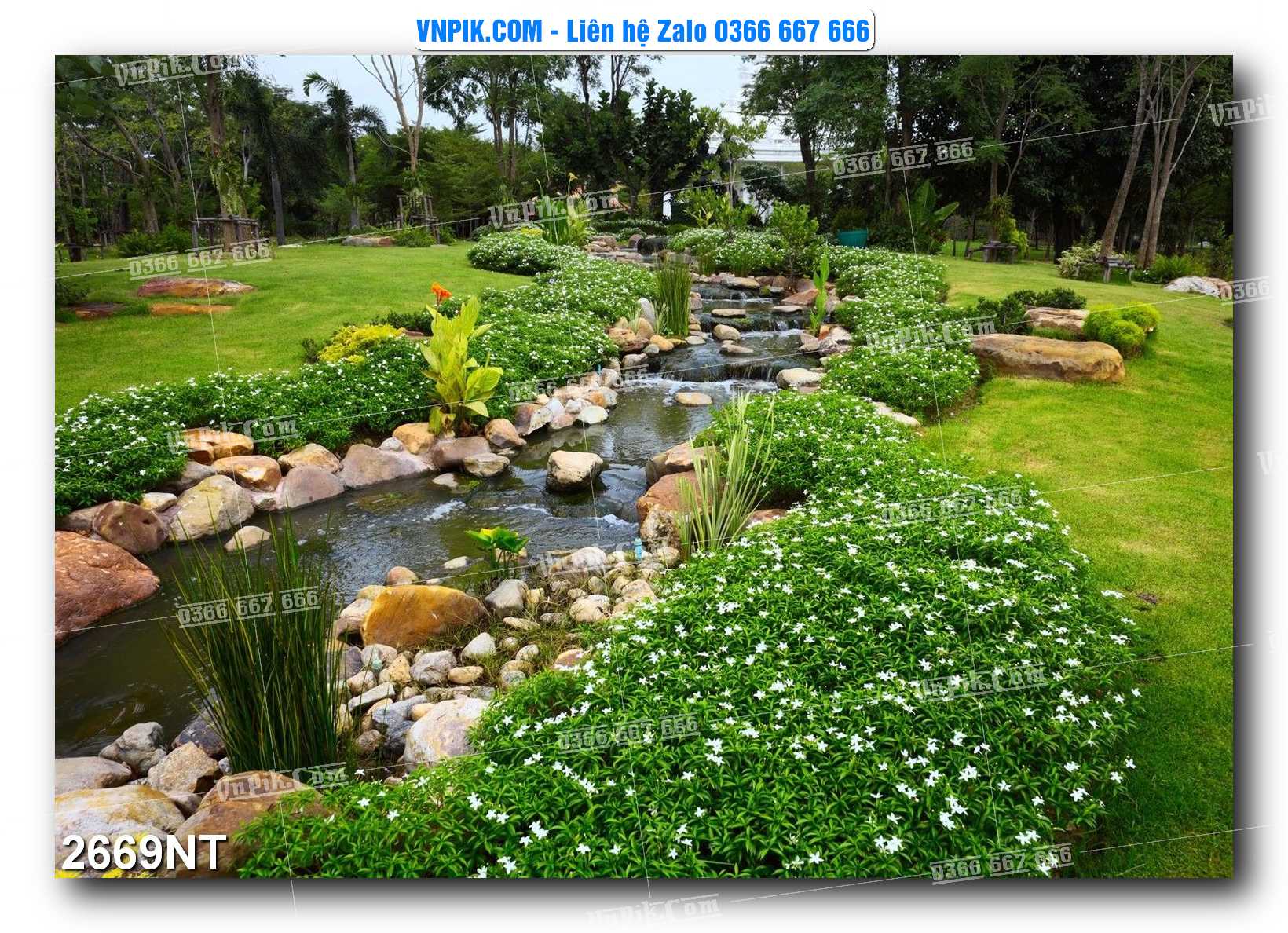 Tranh Trang Trí Phong Cảnh Nghệ Thuật Mã Số 2669NT