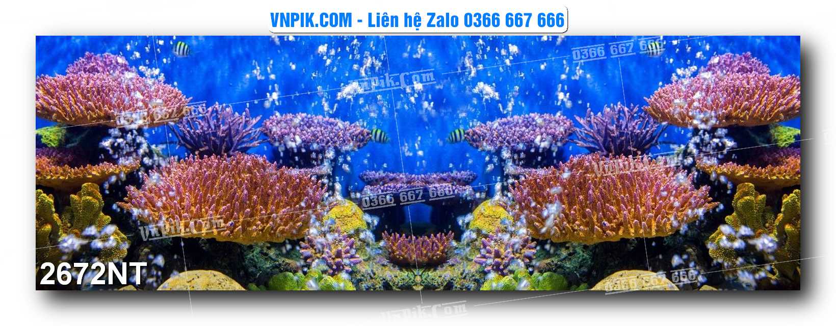 Tranh Trang Trí Phong Cảnh Nghệ Thuật Mã Số 2672NT