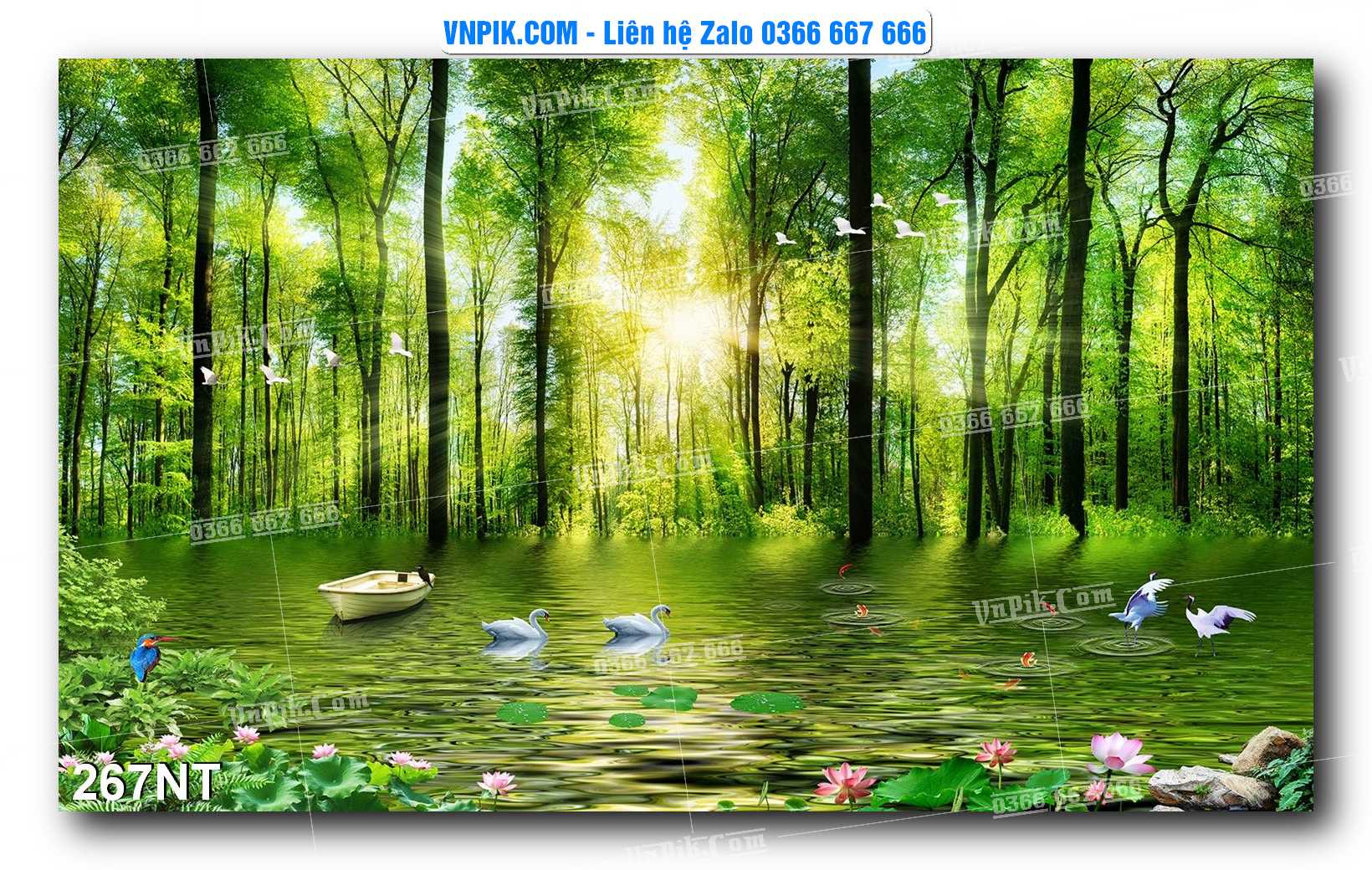 Tranh Trang Trí Phong Cảnh Nghệ Thuật Mã Số 267NT