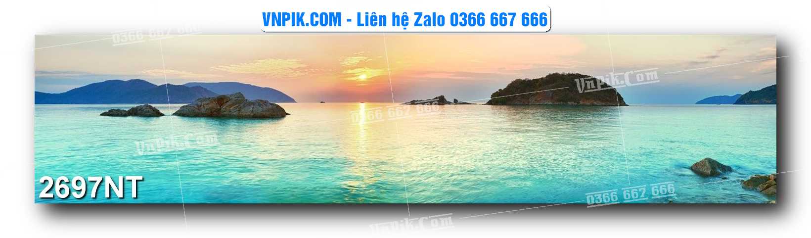 Tranh Trang Trí Phong Cảnh Nghệ Thuật Mã Số 2697NT