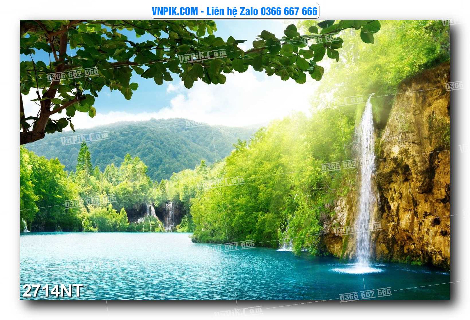 Tranh Trang Trí Phong Cảnh Nghệ Thuật Mã Số 2714NT