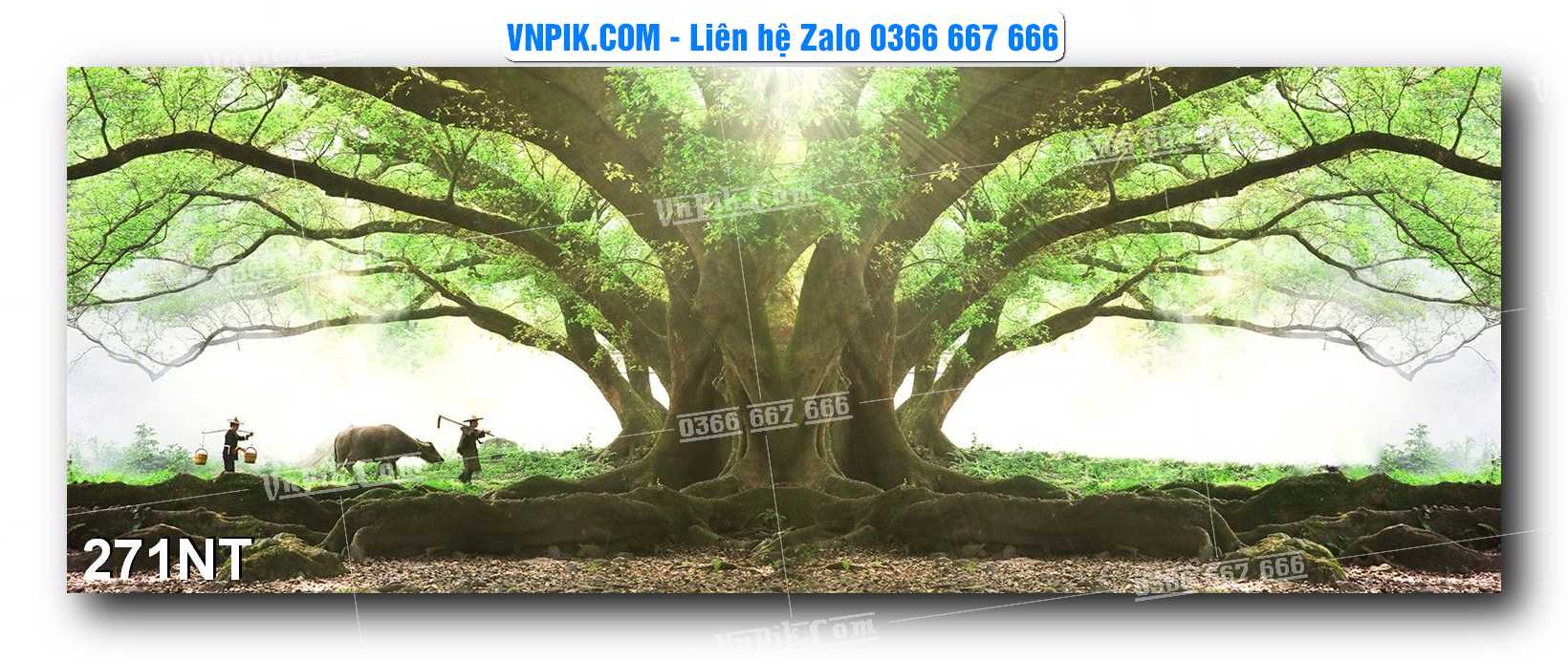Tranh Trang Trí Phong Cảnh Nghệ Thuật Mã Số 271NT
