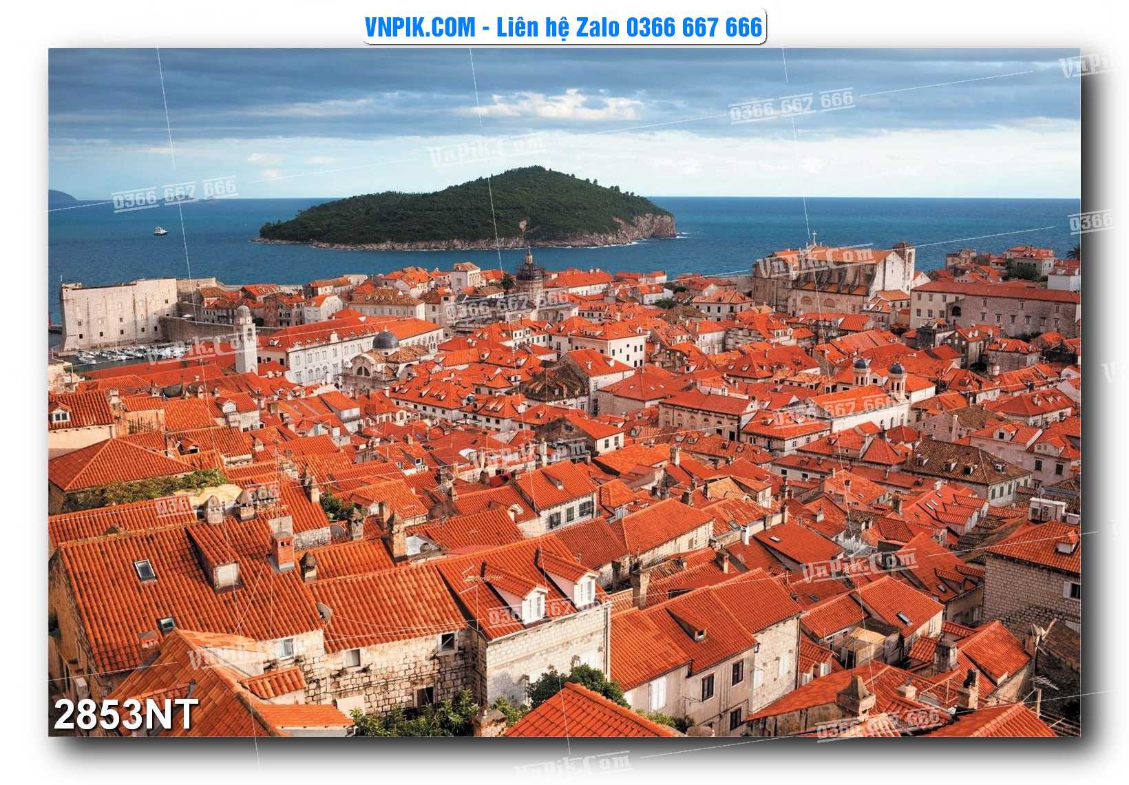 Tranh Trang Trí Phong Cảnh Nghệ Thuật Mã Số 2853NT