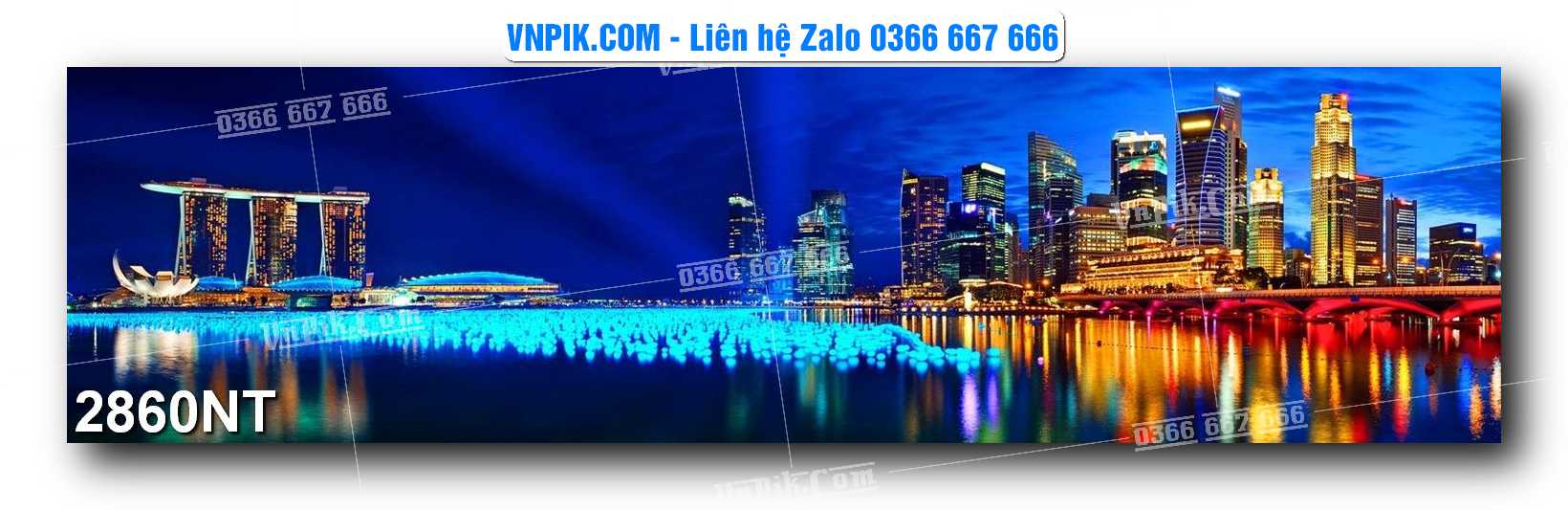Tranh Trang Trí Phong Cảnh Nghệ Thuật Mã Số 2860NT