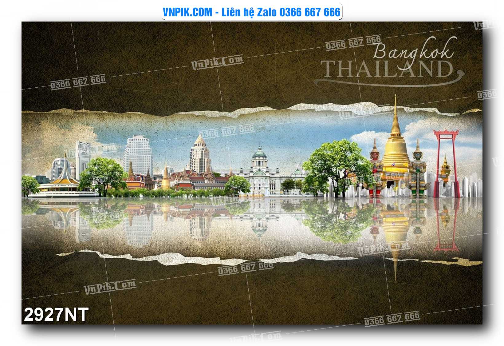 Tranh Trang Trí Phong Cảnh Nghệ Thuật Mã Số 2927NT