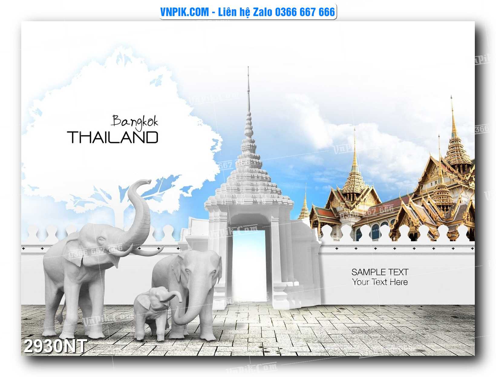 Tranh Trang Trí Phong Cảnh Nghệ Thuật Mã Số 2930NT