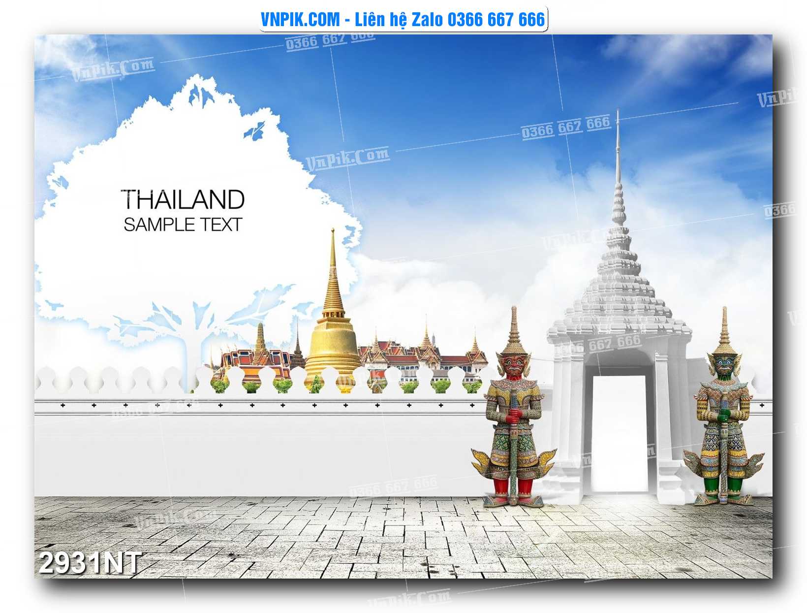 Tranh Trang Trí Phong Cảnh Nghệ Thuật Mã Số 2931NT
