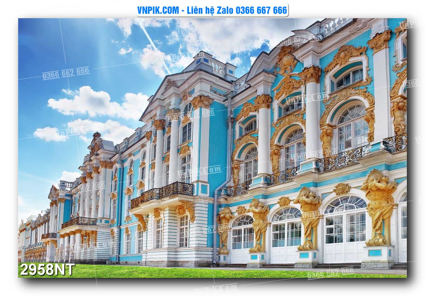 Tranh Trang Trí Phong Cảnh Nghệ Thuật Mã Số 2958NT
