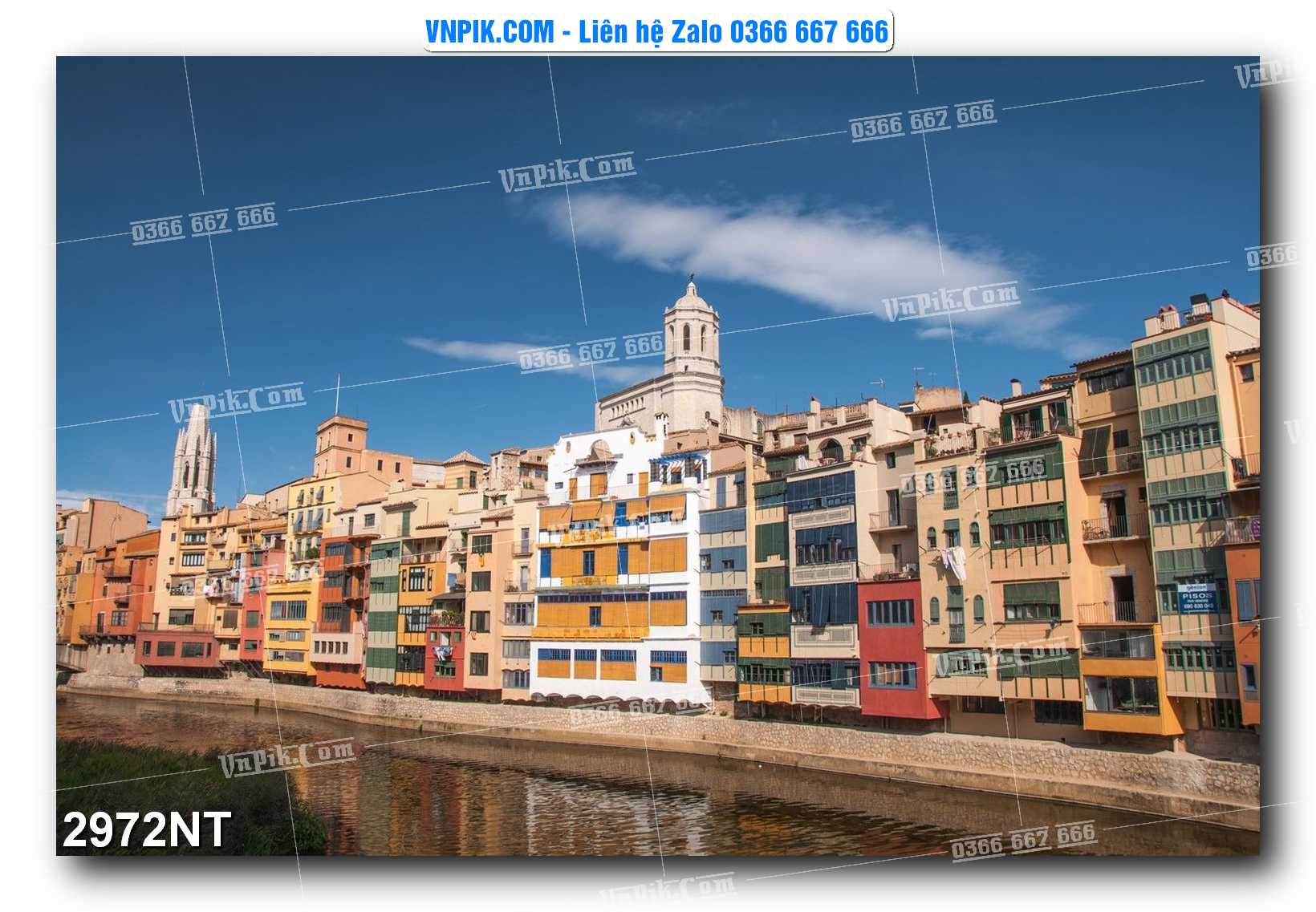 Tranh Trang Trí Phong Cảnh Nghệ Thuật Mã Số 2972NT