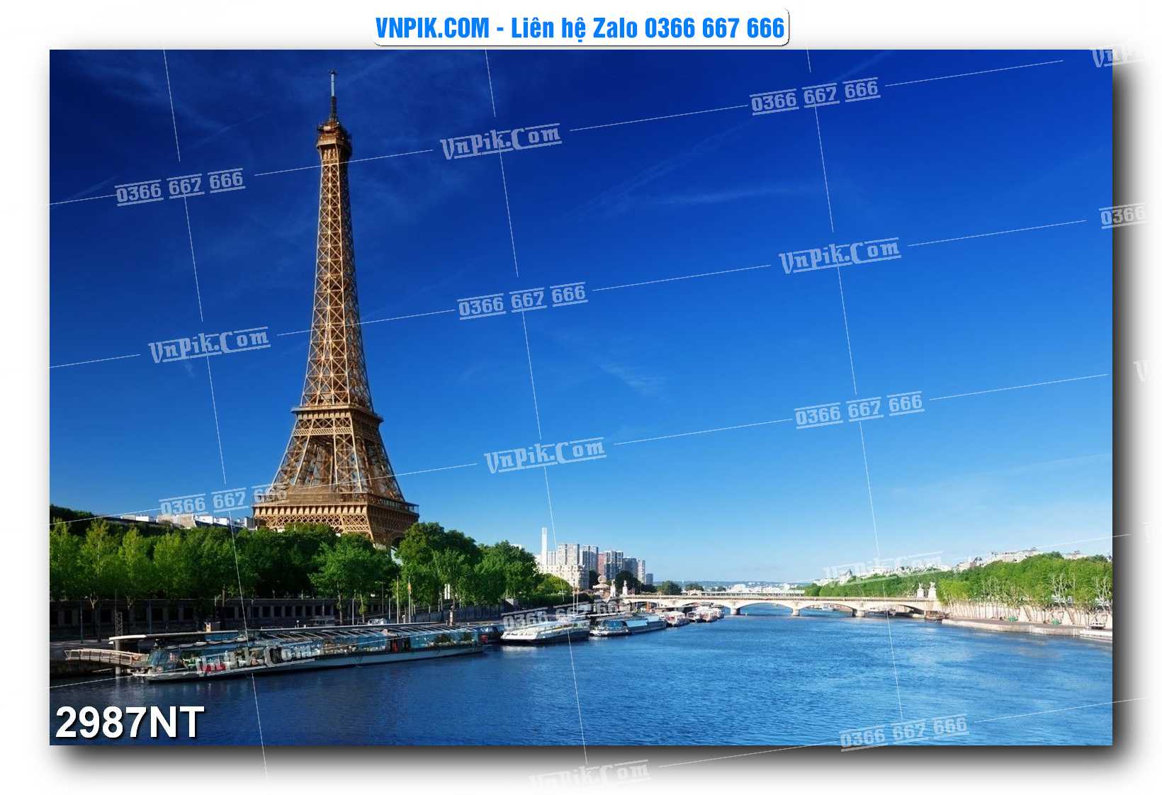 Tranh Trang Trí Phong Cảnh Nghệ Thuật Mã Số 2987NT