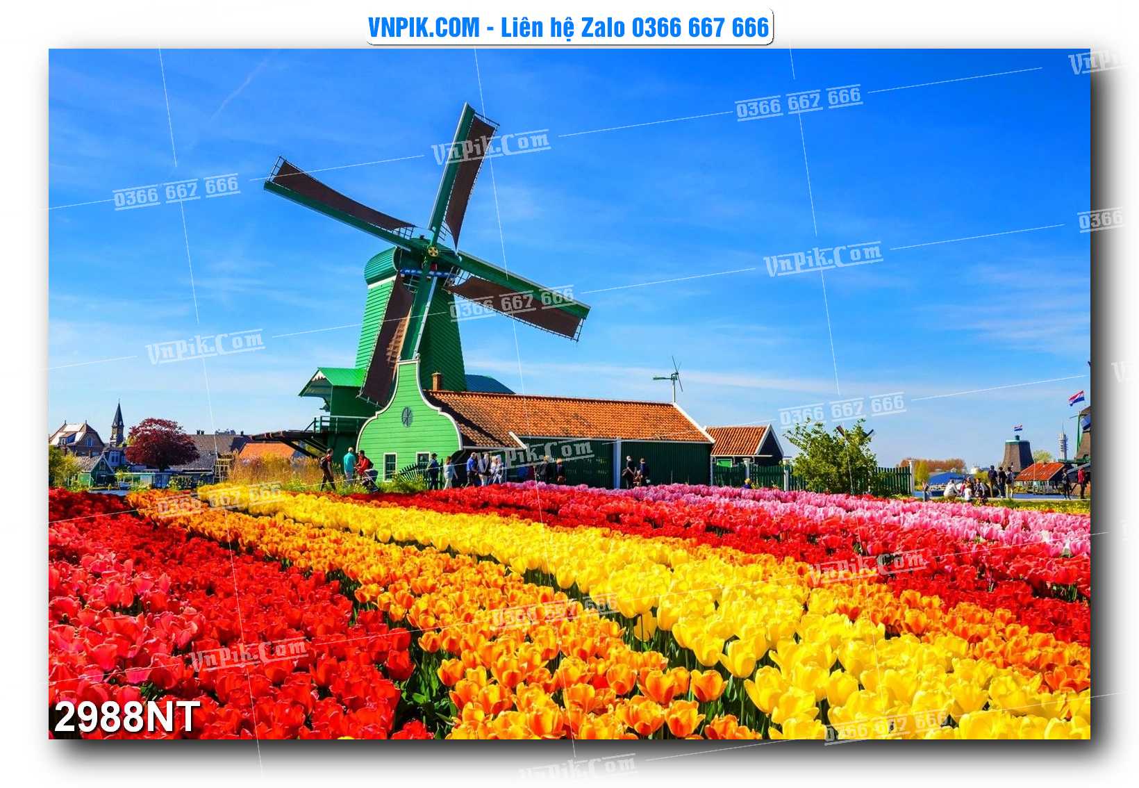 Tranh Trang Trí Phong Cảnh Nghệ Thuật Mã Số 2988NT