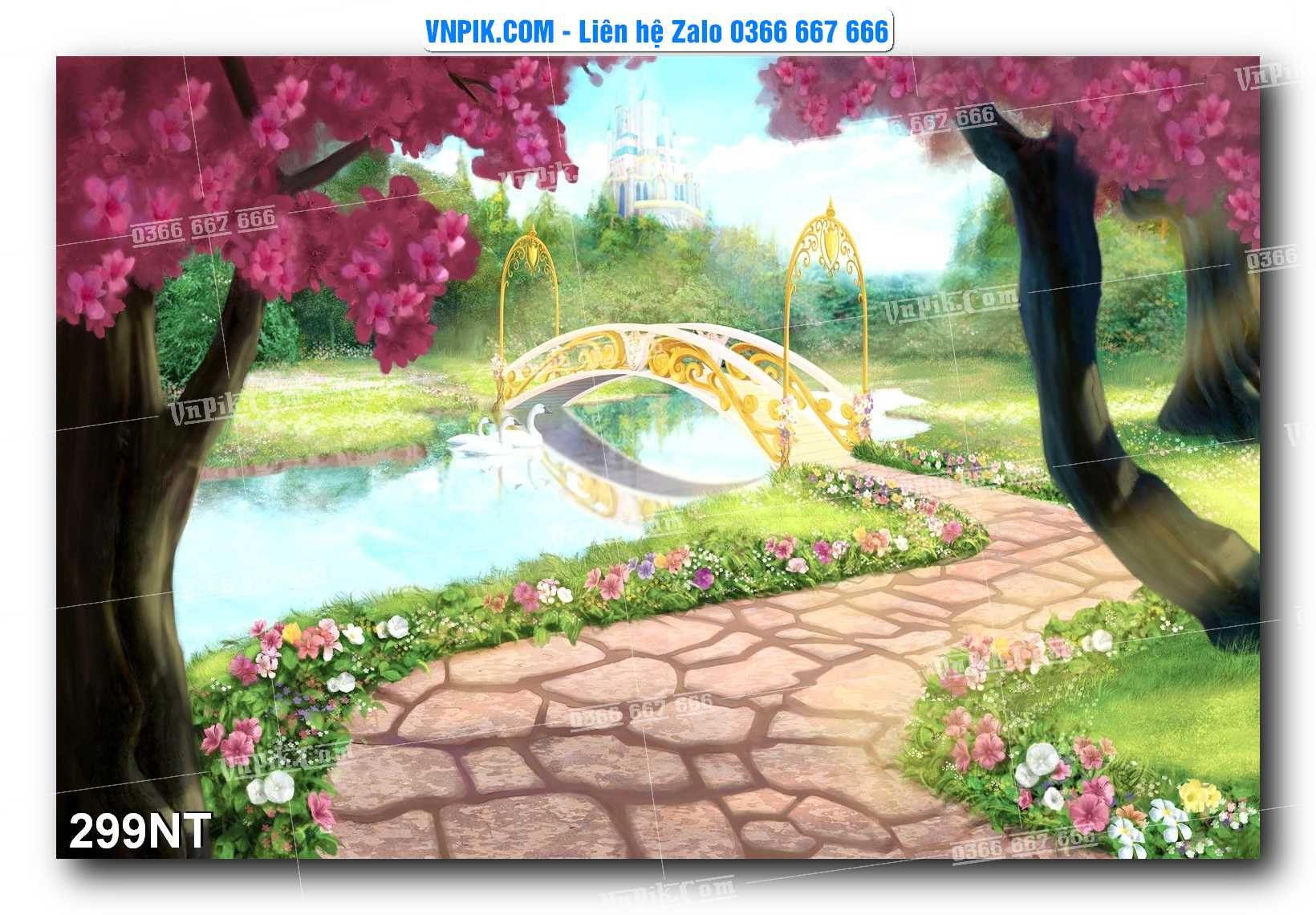 Tranh Trang Trí Phong Cảnh Nghệ Thuật Mã Số 299NT