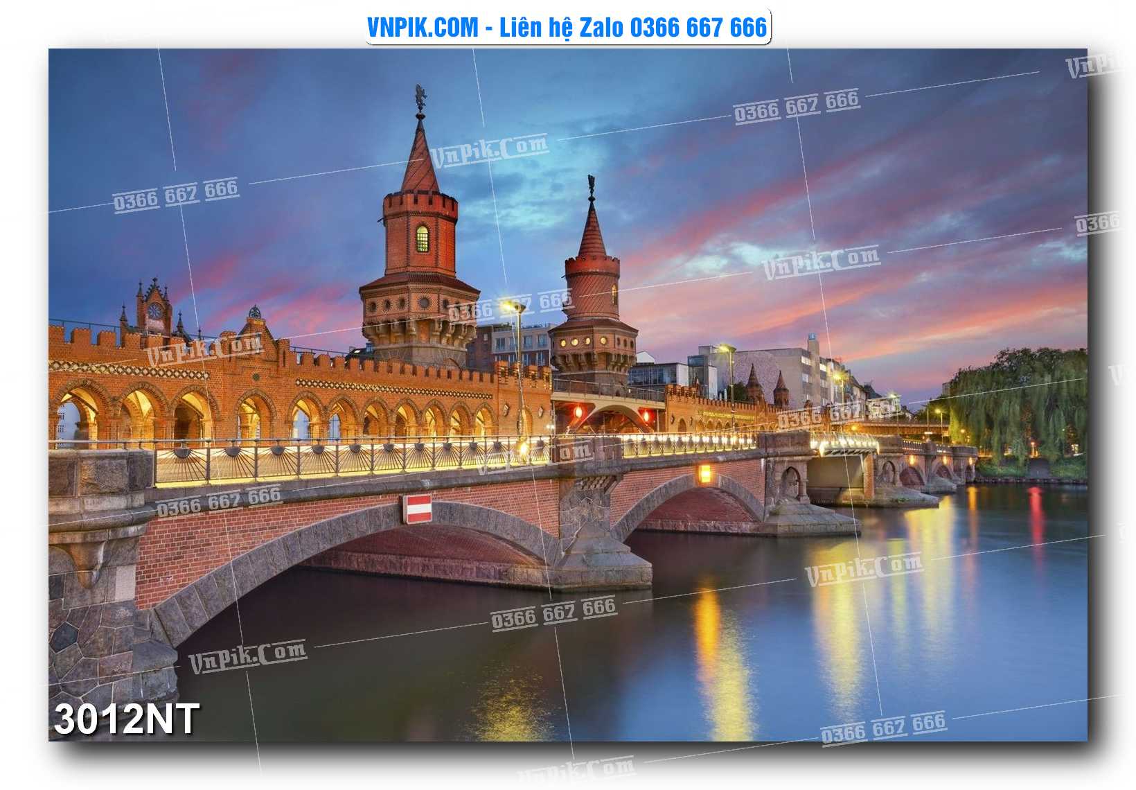 Tranh Trang Trí Phong Cảnh Nghệ Thuật Mã Số 3012NT