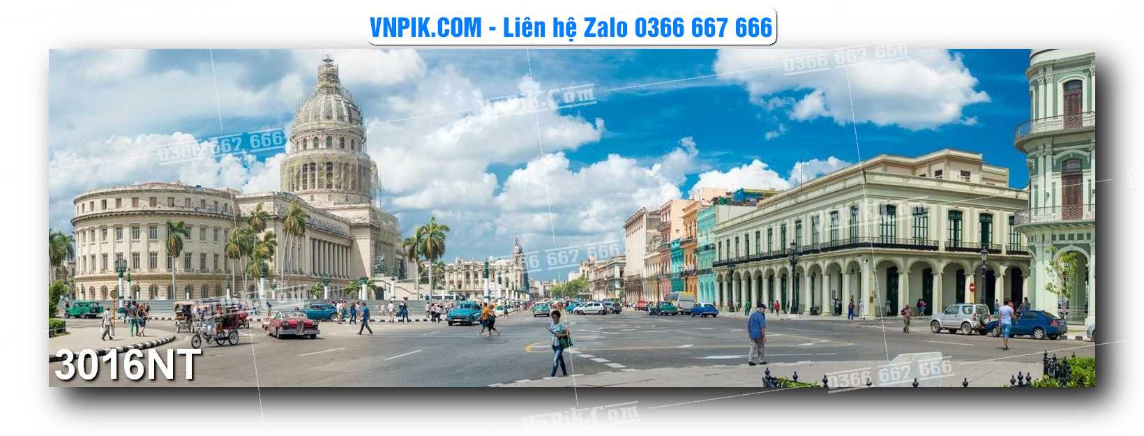 Tranh Trang Trí Phong Cảnh Nghệ Thuật Mã Số 3016NT