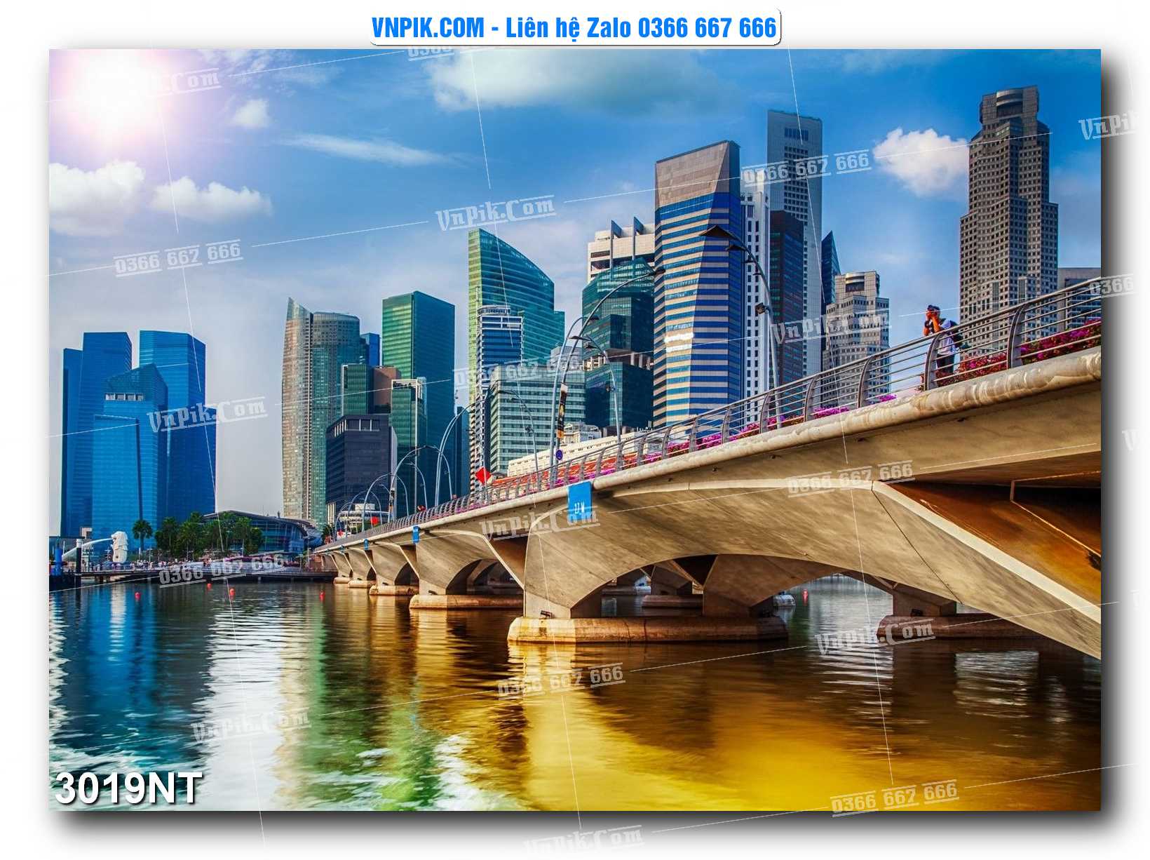 Tranh Trang Trí Phong Cảnh Nghệ Thuật Mã Số 3019NT