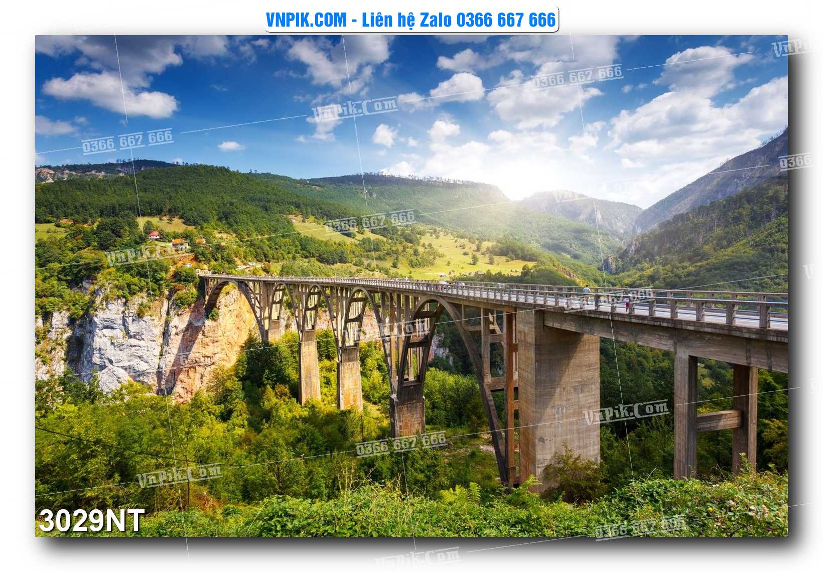 Tranh Trang Trí Phong Cảnh Nghệ Thuật Mã Số 3029NT