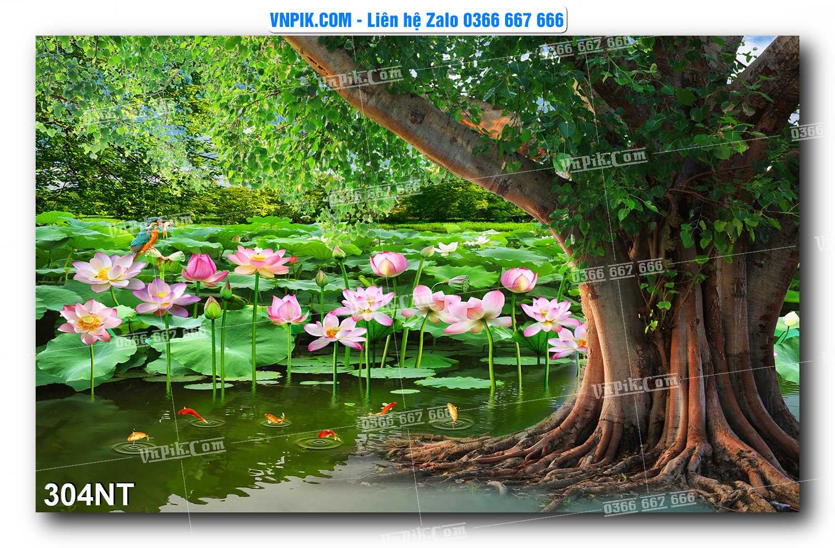 Tranh Trang Trí Phong Cảnh Nghệ Thuật Mã Số 304NT
