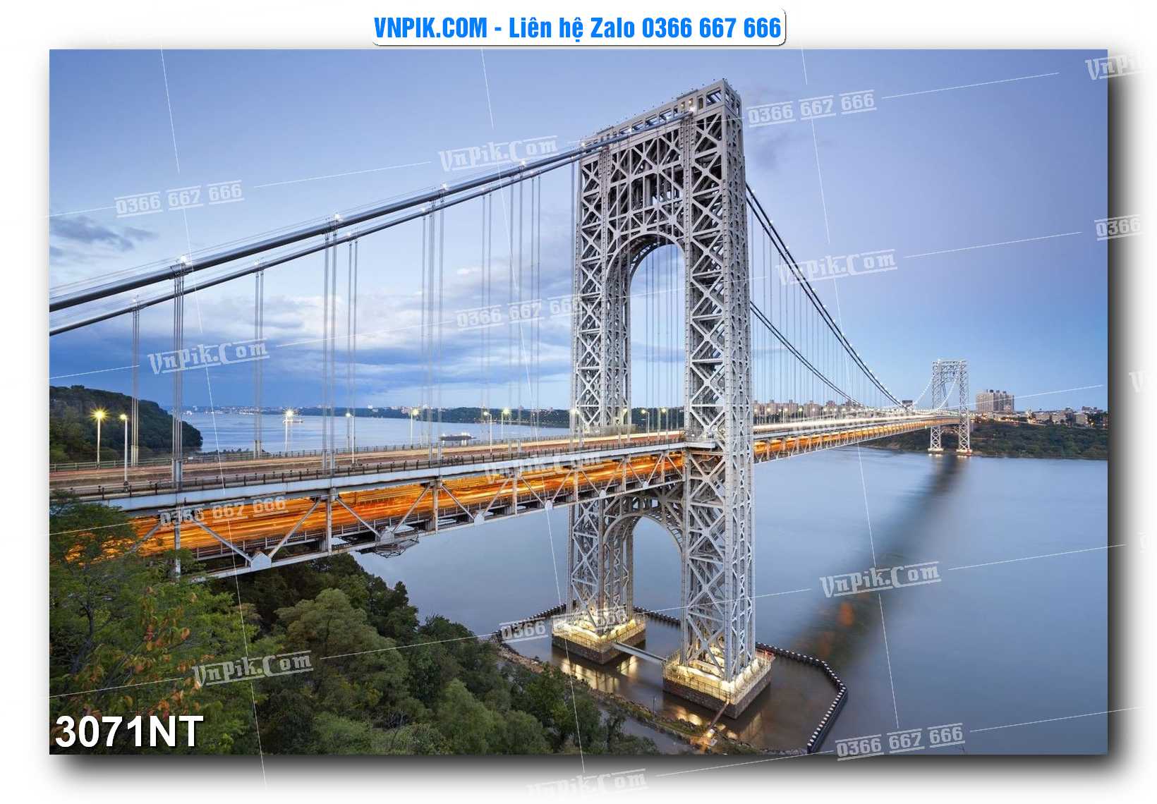Tranh Trang Trí Phong Cảnh Nghệ Thuật Mã Số 3071NT