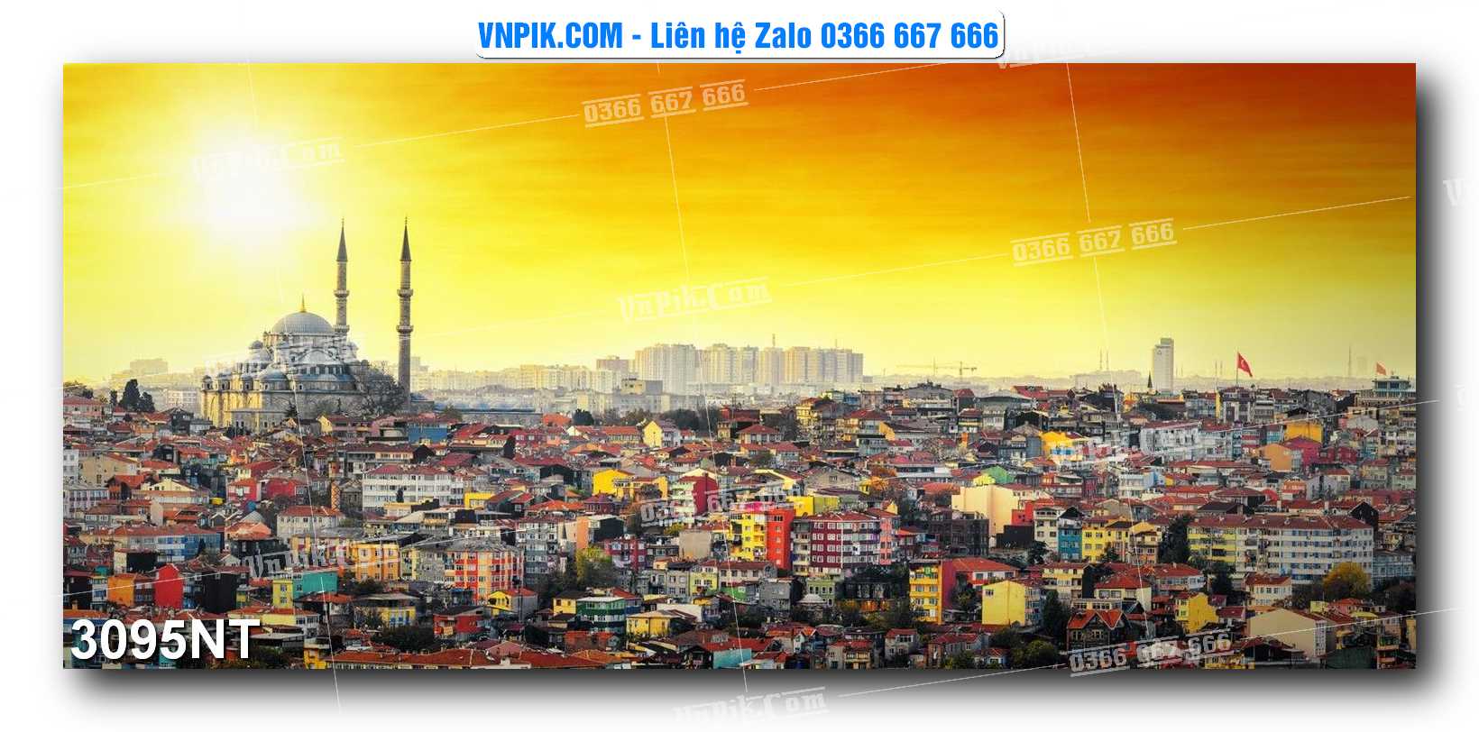 Tranh Trang Trí Phong Cảnh Nghệ Thuật Mã Số 3095NT