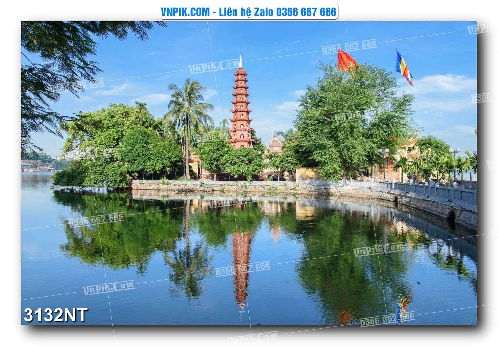 Tranh Trang Trí Phong Cảnh Nghệ Thuật Mã Số 3132NT