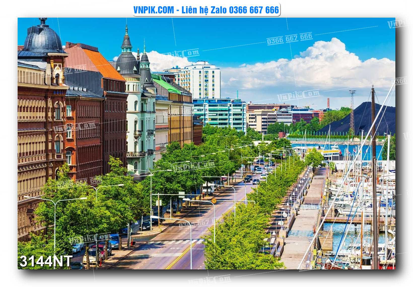 Tranh Trang Trí Phong Cảnh Nghệ Thuật Mã Số 3144NT