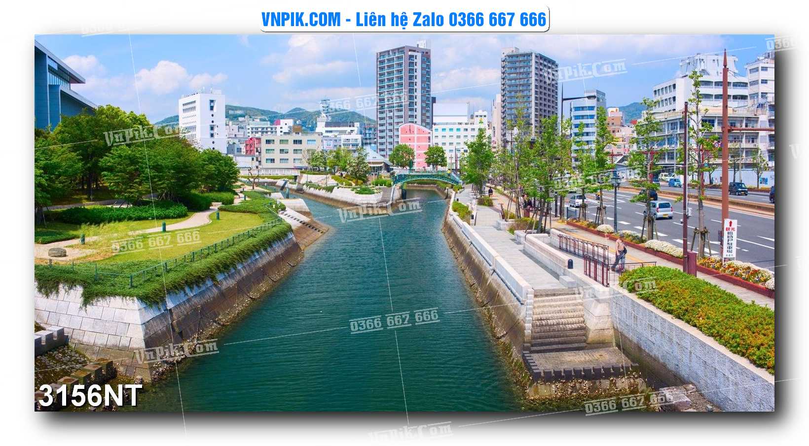 Tranh Trang Trí Phong Cảnh Nghệ Thuật Mã Số 3156NT