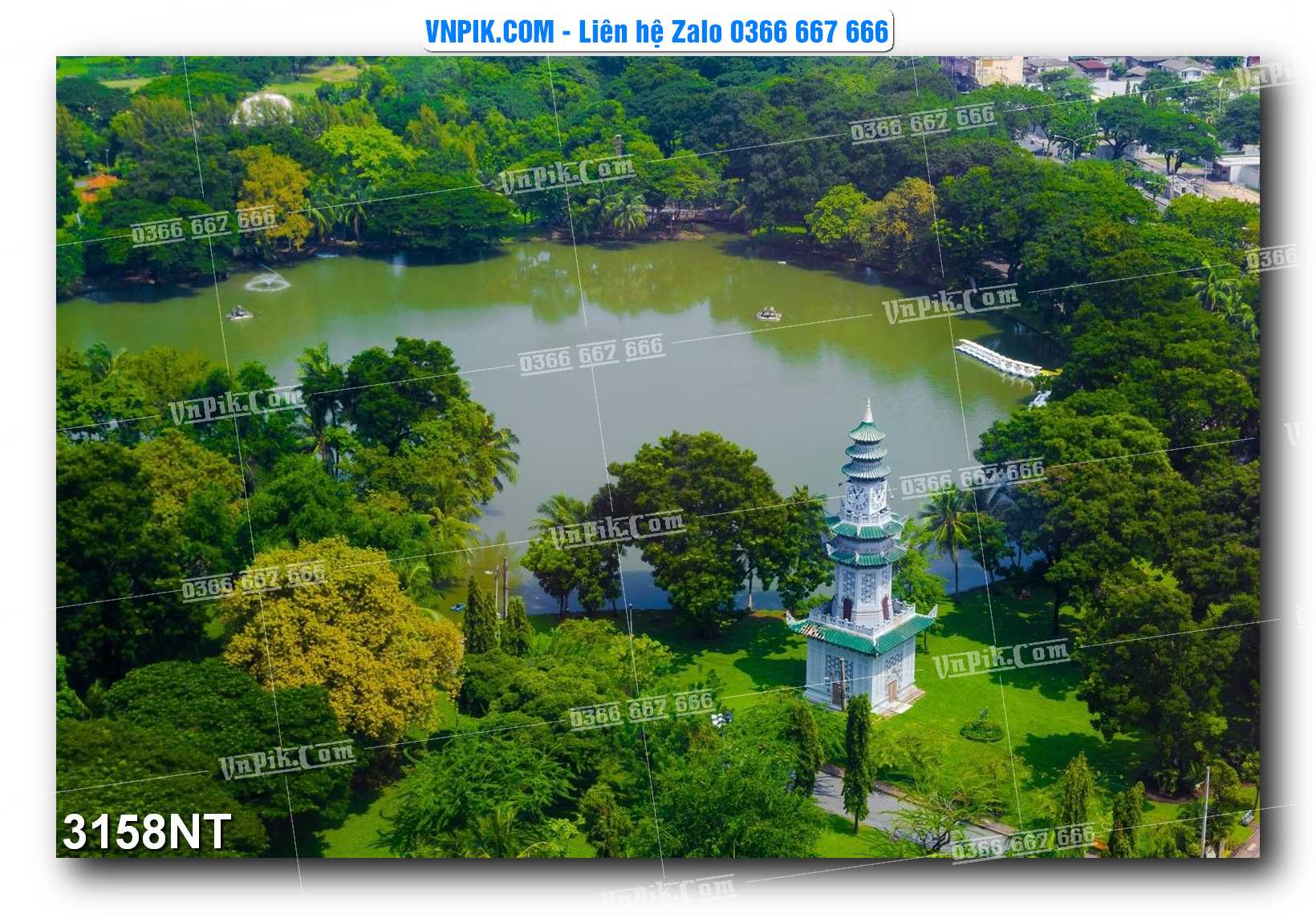 Tranh Trang Trí Phong Cảnh Nghệ Thuật Mã Số 3158NT