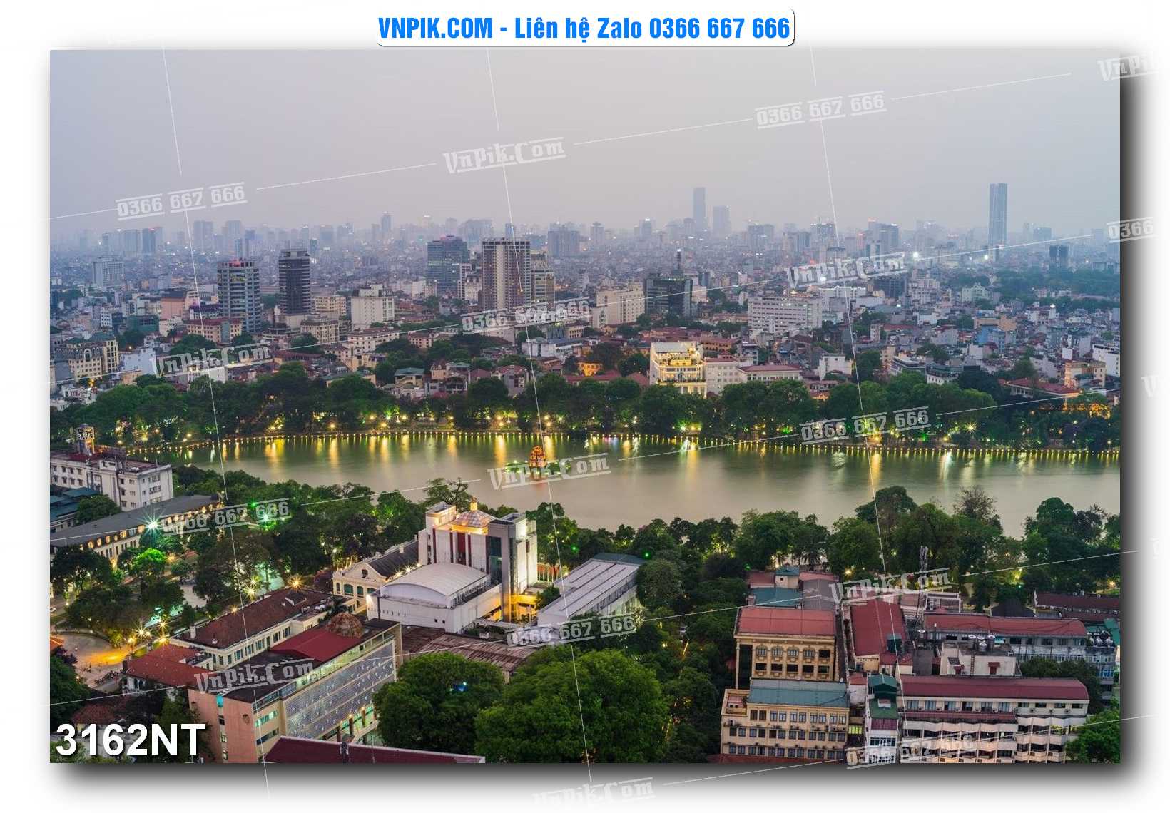 Tranh Trang Trí Phong Cảnh Nghệ Thuật Mã Số 3162NT