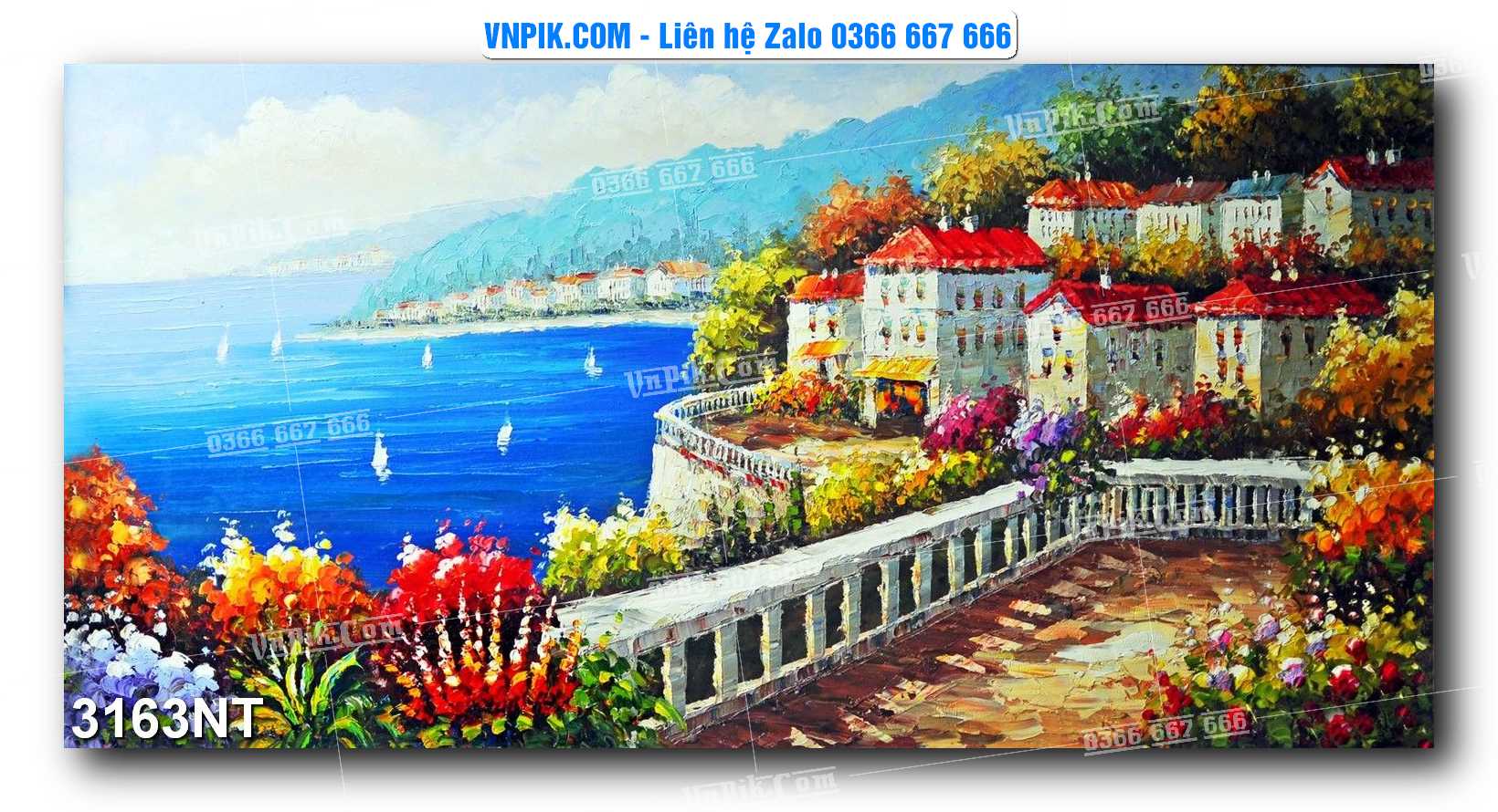 Tranh Trang Trí Phong Cảnh Nghệ Thuật Mã Số 3163NT