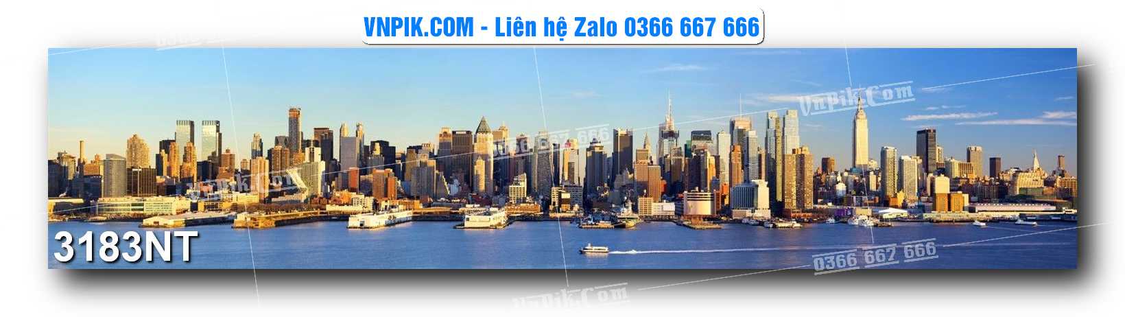 Tranh Trang Trí Phong Cảnh Nghệ Thuật Mã Số 3183NT
