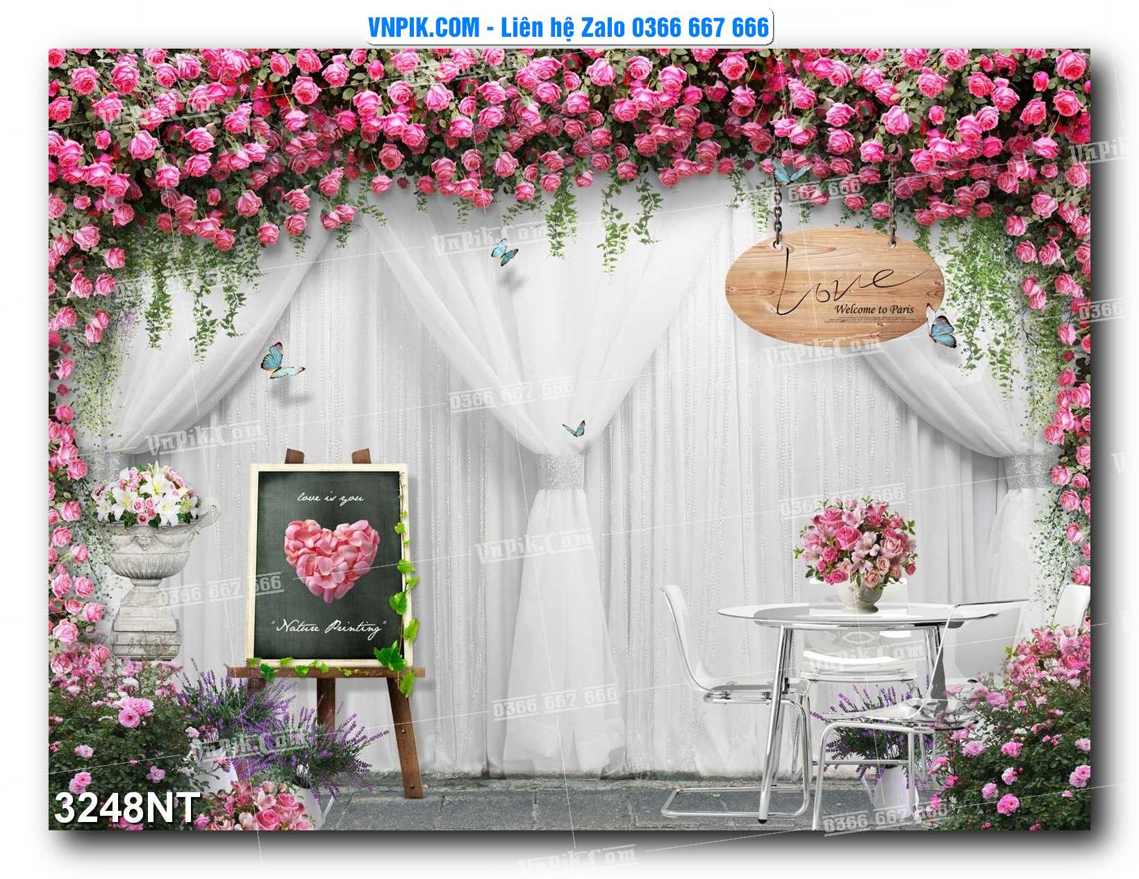 Tranh Trang Trí Phong Cảnh Nghệ Thuật Mã Số 3248NT
