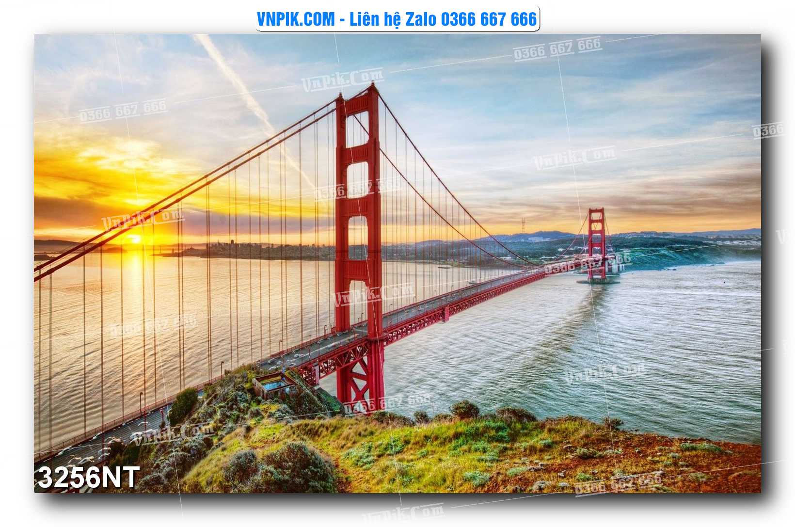 Tranh Trang Trí Phong Cảnh Nghệ Thuật Mã Số 3256NT