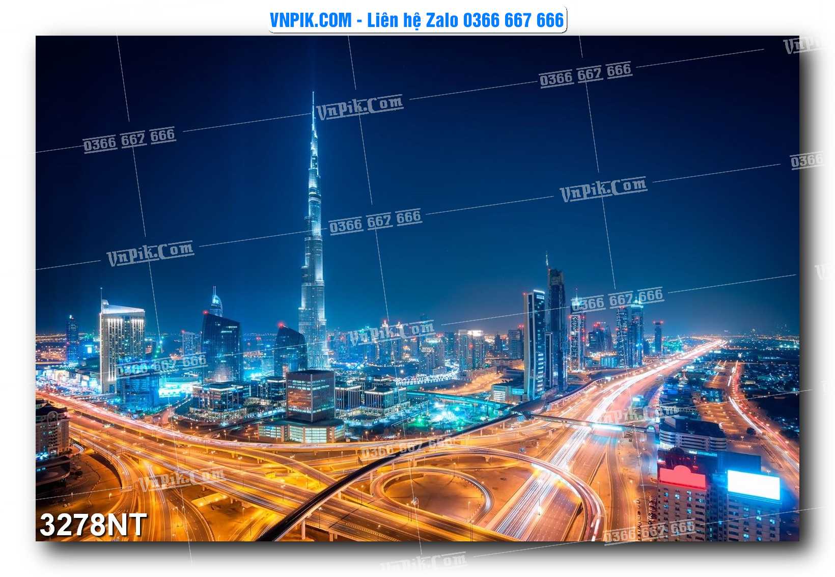 Tranh Trang Trí Phong Cảnh Nghệ Thuật Mã Số 3278NT