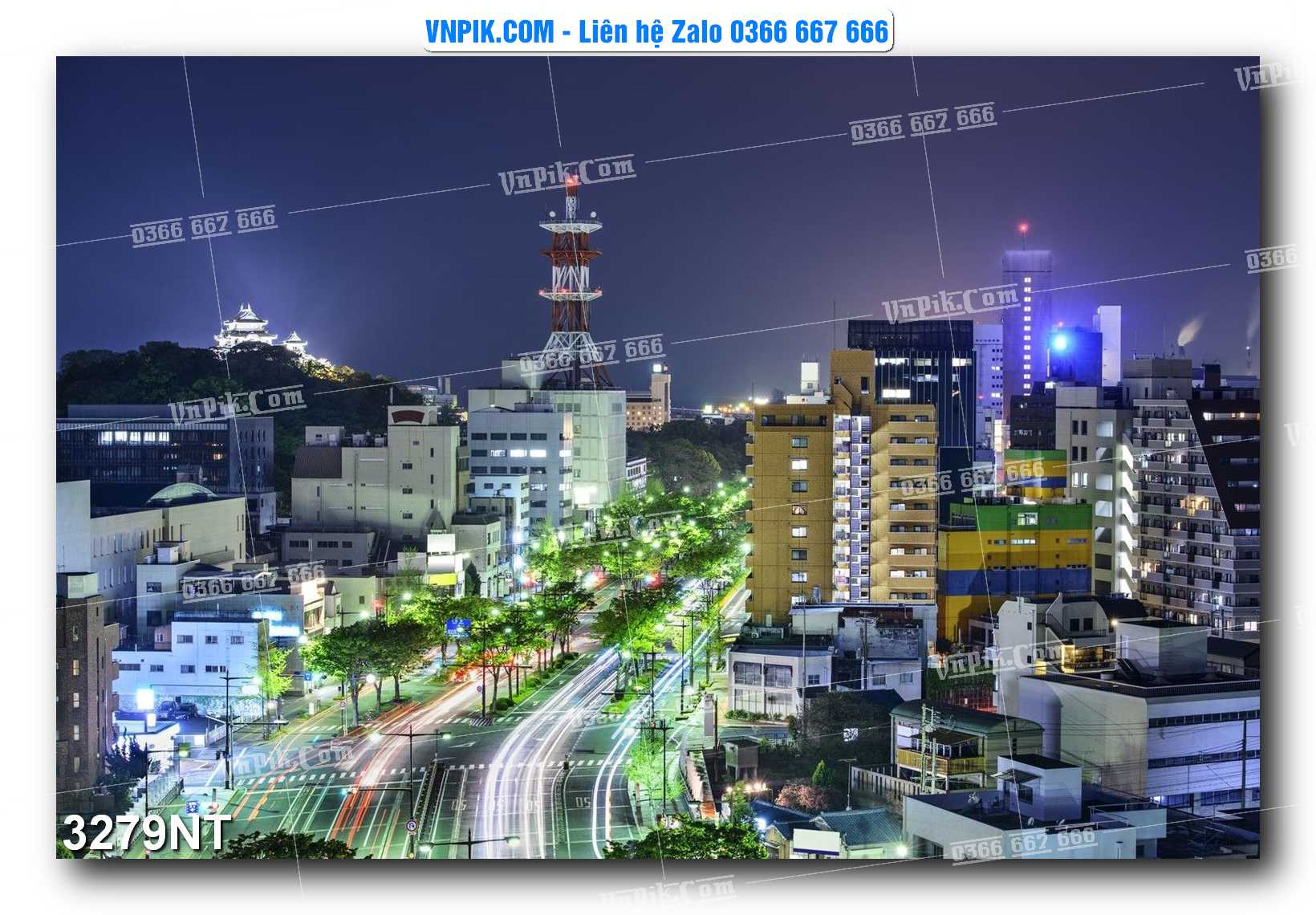 Tranh Trang Trí Phong Cảnh Nghệ Thuật Mã Số 3279NT