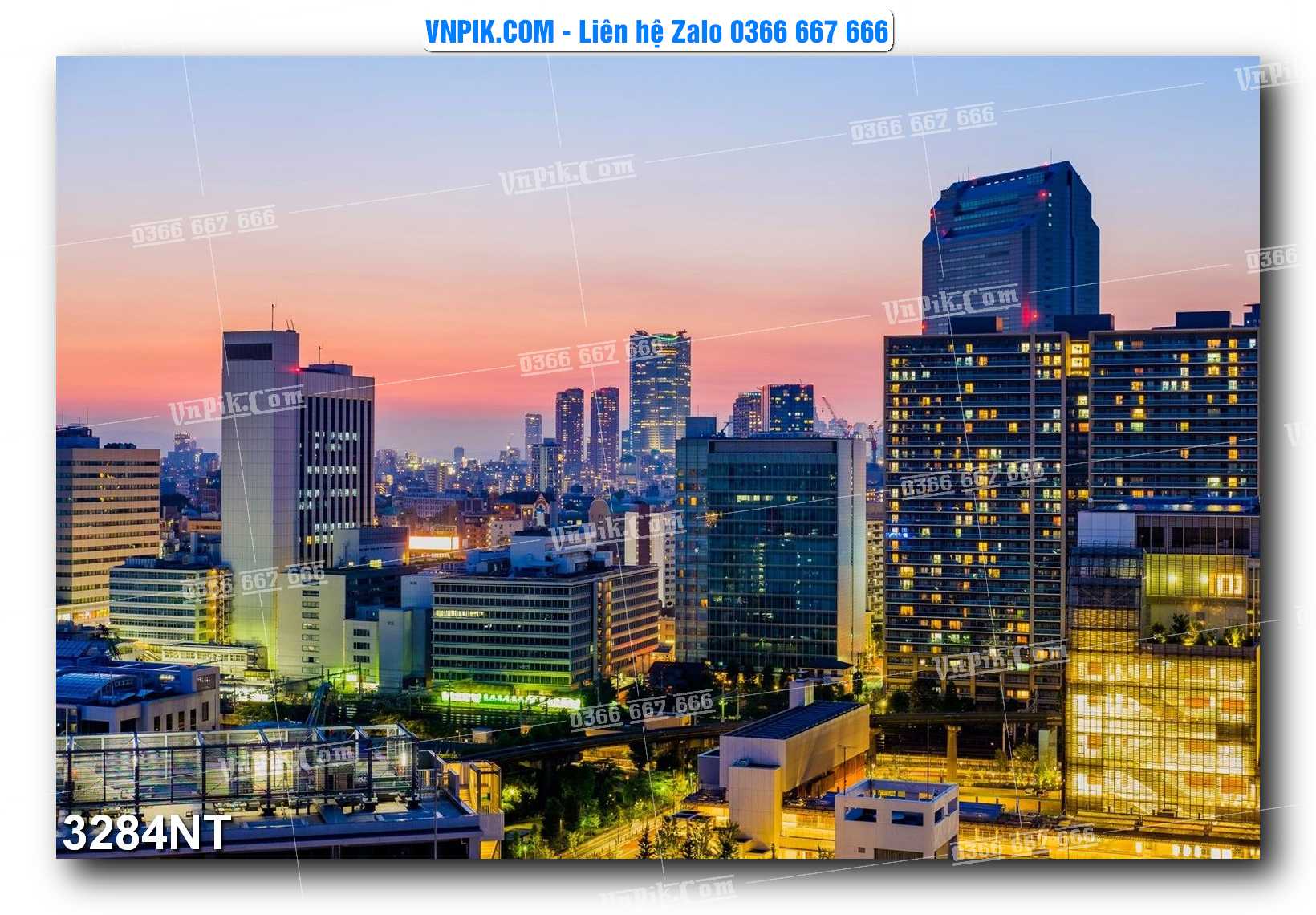 Tranh Trang Trí Phong Cảnh Nghệ Thuật Mã Số 3284NT
