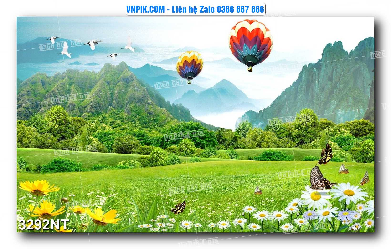 Tranh Trang Trí Phong Cảnh Nghệ Thuật Mã Số 3292NT