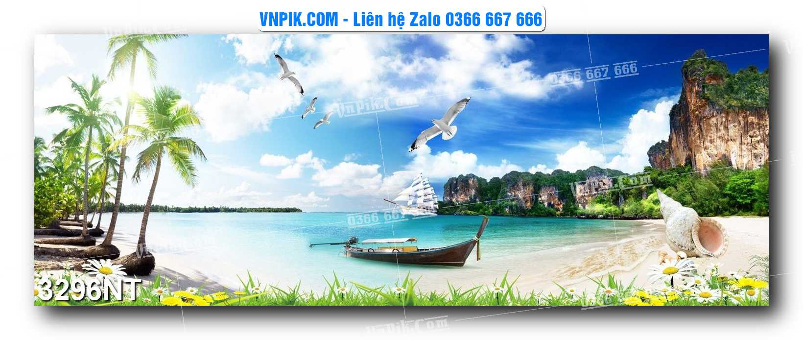 Tranh Trang Trí Phong Cảnh Nghệ Thuật Mã Số 3296NT