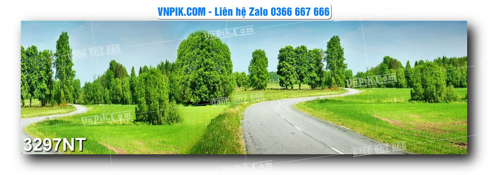 Tranh Trang Trí Phong Cảnh Nghệ Thuật Mã Số 3297NT