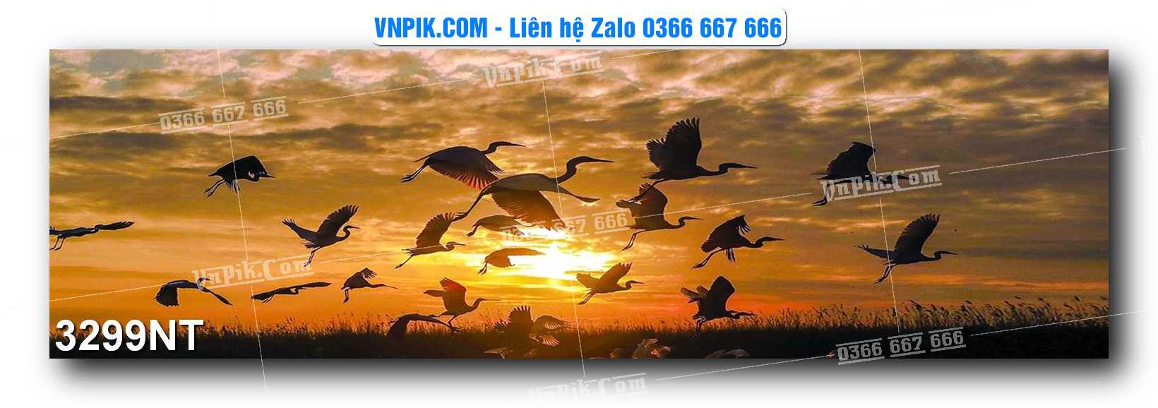 Tranh Trang Trí Phong Cảnh Nghệ Thuật Mã Số 3299NT